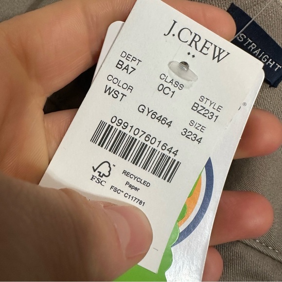 J crew warm stone Straight-fit TruTemp365® chino pant - Picture 4 of 4